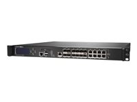 SonicWall SuperMassive 9200 - Advanced - säkerhetsfunktion - med 1 års TotalSecure - 10GbE - 1U - kan monteras i rack 01-SSC-1717