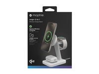 mophie snap+ 3-in-1 - Trådlöst laddställ - 15 Watt - Europa 401314108