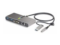 StarTech.com 2-Port USB-C/USB-A Hub with GbE and RS232 Serial, 2x USB-A - Hubb - 2 x USB 3.2 Gen 1 - skrivbordsmodell 5G2A1SGBB-USB-C-HUB