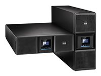 Eaton 9SX Gen2 9SX8KIG2 - UPS (kan monteras i rack) - AC 200/208/220/230/240/250 V - 8000 Watt - 8000 VA - 1-fas - 7 Ah - RS-232, USB - utgångskontakter: 13 - PFC - 4U - svart 9SX8KIG2