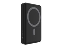 mophie snap+ - Trådlös powerbank - 10000 mAh - 15 Watt (24 pin USB-C) - svart 401115582
