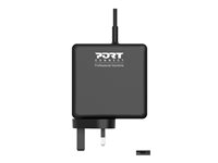 PORT Connect - Strömadapter - universell - AC 100-240 V - 90 Watt - Storbritannien 900007B-UK