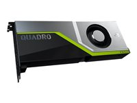 NVIDIA Quadro RTX 6000 - Grafikkort - Quadro RTX 6000 - 24 GB GDDR6 - PCIe 3.0 x16 - 4 x DisplayPort, USB-C - för Workstation Z2 G4 (MT, 650 Watt), Z2 G5 (tower), Z4 G4, Z6 G4, Z8 G4; ZCentral 4R Workstation (1350 Watt) 5JH80AA
