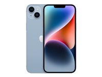Apple iPhone 14 Plus - 5G smartphone - dual-SIM / Internminne 128 GB - OLED-skärm - 6.7" - 2778 x 1284 pixlar - 2 bakre kameror 12 MP, 12 MP - front camera 12 MP - blå MQ523QN/A