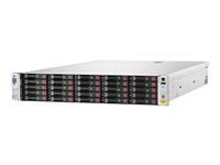 HPE StoreVirtual 4730 - Hårddiskarray - 15 TB - 25 fack (SAS-2) - HDD 600 GB x 25 - iSCSI (1 GbE), iSCSI (10 GbE) (extern) - kan monteras i rack - 2U B7E27A