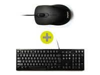PORT Connect - Sats med tangentbord och mus - USB - AZERTY - fransk 900900