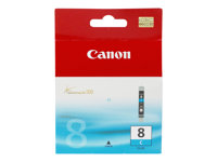 Canon CLI-8C - 13 ml - cyan - original - bläcktank - för PIXMA iP3500, iP4500, iP5300, MP510, MP520, MP610, MP960, MP970, MX700, MX850, Pro9000 0621B001