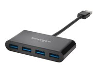 Kensington UH4000 - Hubb - 4 x SuperSpeed USB 3.0 - skrivbordsmodell K39121EU