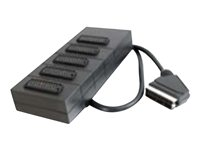 C2G 5-Way Non Switched Scart Splitter - Video/ljuddelare - SCART hane till SCART hona 80438