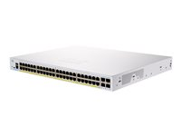 Cisco Business 250 Series CBS250-48PP-4G - Switch - L3 - smart - 48 x 10/100/1000 (PoE+) + 4 x Gigabit SFP - rackmonterbar - PoE+ (195 W) CBS250-48PP-4G-EU