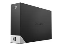 Seagate One Touch with hub STLC4000400 - Hårddisk - 4 TB - extern (desktop) - USB 3.0 - svart - med Seagate Rescue Data Recovery STLC4000400