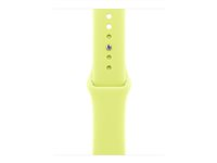 Apple - Band för smart klocka - 42mm - storlek M/L - neongul - för Watch Hermès Series 7, Hermès Series 9, SE 3, Series 10, Series 11, Series 8, Series 9 MFGD4ZM/A