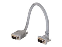 C2G Premium SXGA 90° Up Angled - VGA-kabel - HD-15 (VGA) (hane) till HD-15 (VGA) (hane) - 15 m - 90° anslutning 81047
