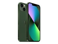 Apple iPhone 13 - 5G smartphone - dual-SIM / Internminne 256 GB - OLED-skärm - 6.1" - 2532 x 1170 pixlar - 2 bakre kameror 12 MP, 12 MP - front camera 12 MP - grön MNGL3QN/A