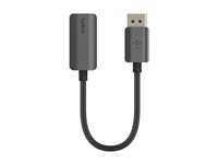 Belkin - Videokort - DisplayPort hane till HDMI hona - 22.05 cm - svart - aktiv AVC011BTSGY-BL
