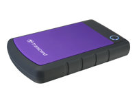 Transcend StoreJet 25H3P - Hårddisk - 1 TB - extern (portabel) - 2.5" - USB 3.0 - 5400 rpm - buffert: 8 MB - strålande purpur TS1TSJ25H3P