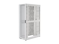 APC NetShelter SX - Rack skåp - vit - 48U - 19" - TAA-kompatibel AR3357W