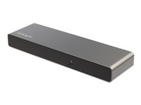 StarTech.com Thunderbolt 3 Dock, Dual 4K 60Hz Monitor TB3 Docking Station with DisplayPort, HDMI & 1080p VGA, 85W Power Delivery & Charging, Gigabit Ethernet, Universal Thunderbolt 3 Dock - TB3 Dock w/ 85W PD (TB3DK2DHVUE) - Dockningsstation - Thunderbolt 3 - VGA, HDMI, 2 x DP - 1GbE TB3DK2DHVUE