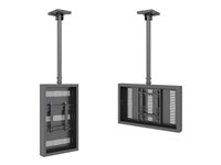 Multibrackets M Pro Series - Hölje - för digital skylt - liten - stål - svart - skärmstorlek: 32" - takmonterbar 7350105215018