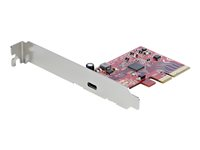 StarTech.com 1-port USB 3.2 Gen 2x2 PCIe-kort - USB-C SuperSpeed 20 Gbps PCI Express 3.0 x4-värdkontrollkort - USB Type-C PCIe-tilläggskort - Expansionskort - Windows och Linux - USB-adapter - PCIe 3.0 x4 låg profil - USB-C 3.2 Gen 2x2 x 1 PEXUSB321C