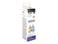 Epson T6641 - 70 ml - svart - original - påfyllnadsbläck - för EcoTank ET-14000, ET-16500, ET-2500, ET-2550, ET-2600, ET-2650, ET-3600, ET-4500, ET-4550 C13T664140
