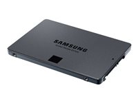 Samsung 870 QVO MZ-77Q8T0BW - SSD - krypterat - 8 TB - inbyggd - 2.5" - SATA 6Gb/s - buffert: 8 GB - 256 bitars AES - TCG Opal Encryption MZ-77Q8T0BW