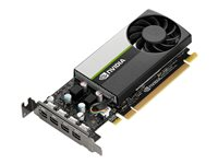 NVIDIA T1000 - Grafikkort - 8 GB GDDR6 - PCIe 3.0 x16 låg profil - 4 x Mini DisplayPort VCNT1000-8GB-SB