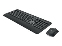 Logitech MK540 Advanced - Sats med tangentbord och mus - trådlös - 2.4 GHz - nordisk 920-008683