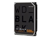 WD Black Performance Hard Drive WD5003AZEX - Hårddisk - 500 GB - inbyggd - 3.5" - SATA 6Gb/s - 7200 rpm - buffert: 64 MB WD5003AZEX