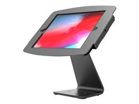 Compulocks iPad Pro 11" (1-4th Gen) Space Enclosure Rotating Counter Stand - Monteringssats (fot för stativ, skruvar, hölje, monteringssats, 2 nycklar) - för surfplatta - låsbar - svart - skärmstorlek: 11" - väggmonterbar, bänkskiva - för Apple 11-inch iPad Pro (1:a generation, 2a generation, 3:e generationen, 4:e generation) 303B211SENB