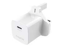 mophie essentials - Strömadapter - 30 Watt - PD (24 pin USB-C) - vit 409915584