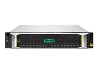 HPE Modular Smart Array 2062 10GbE iSCSI SFF Storage - Hårddiskarray - 32 TB - 24 fack (SAS-3) - HDD 2.4 TB x 12 - iSCSI (10 GbE) (extern) - kan monteras i rack - 2U - med 4 x 10Gb iSCSI XCVR-transceiver P84171-B25