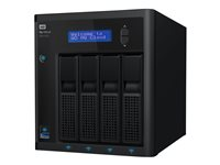 WD My Cloud PR4100 WDBNFA0240KBK - NAS-server - 4 fack - 24 TB - HDD 6 TB x 4 - RAID 0, 1, 5, 10, JBOD - RAM 4 GB - Gigabit Ethernet WDBNFA0240KBK-EESN