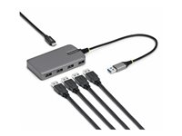 StarTech.com - Hubb - 4 x USB 3.2 Gen 1 + 1 x USB-C + 1 x USB-A 3.2 Gen 1 - skrivbordsmodell 5G4AC-USB-A-HUB