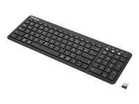 Targus - Tangentbord - antimikrobiell - trådlös - Bluetooth 5.1 - AZERTY - fransk - svart - B2B AKB863FR