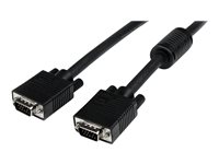 StarTech.com 5 m koaxialvideokabel för VGA-skärm med hög upplösning - HD15 till HD15 M/M - VGA-kabel - HD-15 (VGA) (hane) till HD-15 (VGA) (hane) - 5 m - formpressad - svart MXTMMHQ5M