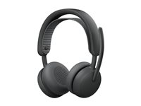 Logitech Zone Wireless 2 ES for Business - Headset - på örat - Bluetooth - trådlös, kabelansluten - aktiv brusradering - USB-C - grafit - Certifierad för Microsoft-teams 981-001512