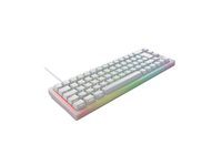 CHERRY XTRFY K5V2 - Tangentbord - 65% - compact - bakgrundsbelyst - USB - QWERTY - Nordisk - tangentbrytare: CHERRY MX2A Röd (hot-swappable) - vit CX-K5V2-RGB-CPT-TPWHITE-R-NOR