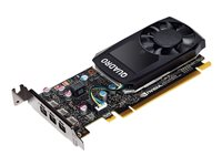 NVIDIA Quadro P400 - Grafikkort - Quadro P400 - 2 GB GDDR5 - PCIe 3.0 x16 låg profil - 3 x Mini DisplayPort VCQP400V2-SB