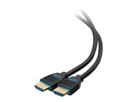 C2G 3ft 4K HDMI Cable - Performance Series Cable - Ultra Flexible - M/M - HDMI-kabel - HDMI hane till HDMI hane - 90 cm - svart C2G10376